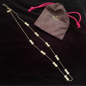 kate spade bow necklace